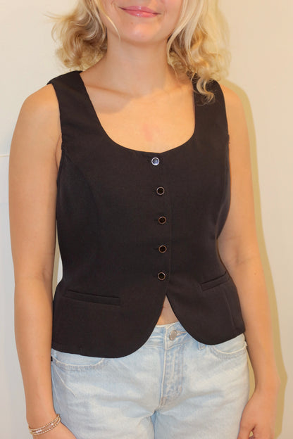 Poly Vest Top