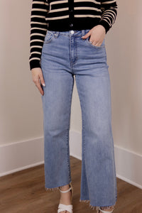 Slim Wide Leg Jeans